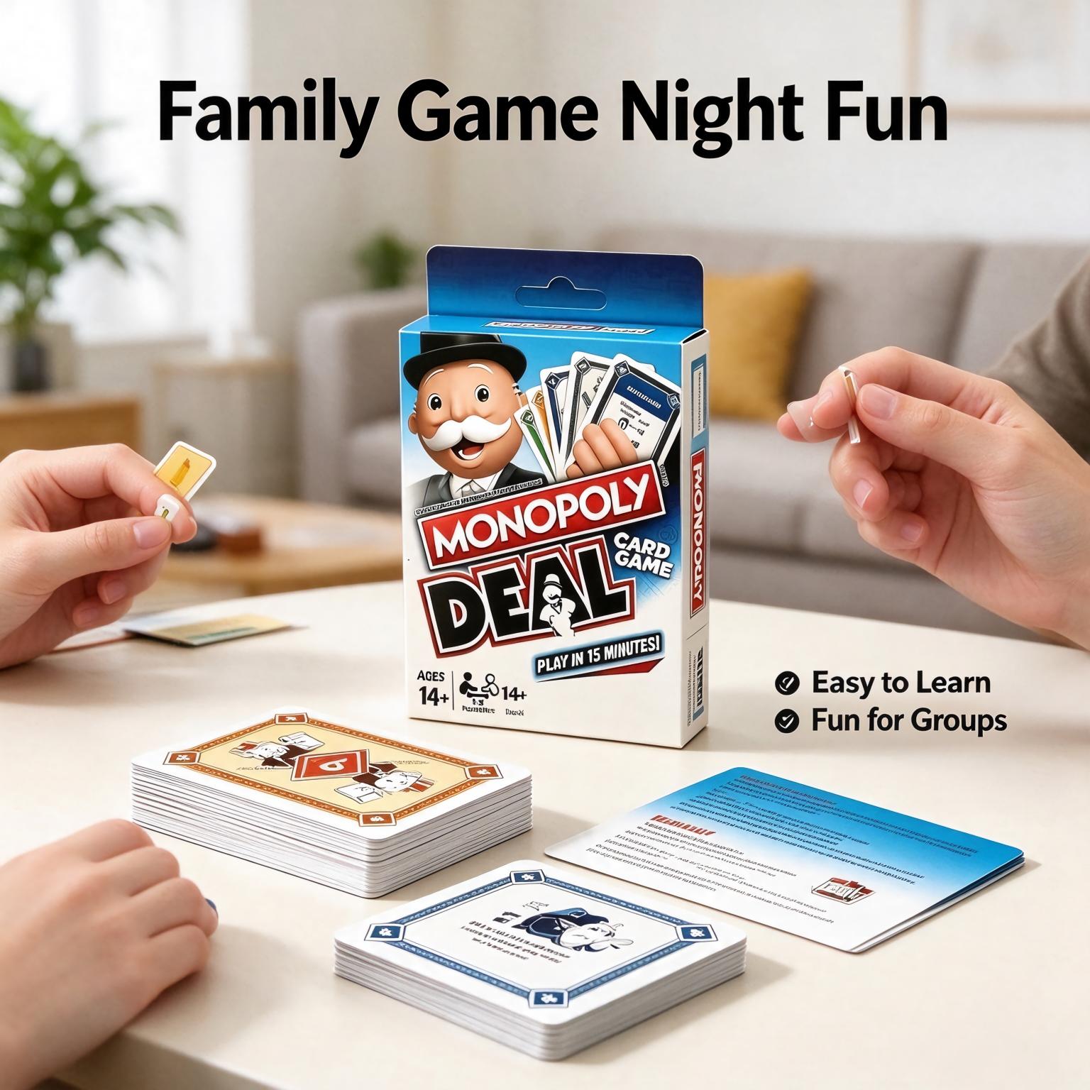 لعبة بطاقات مونوبولي ديل، لعبة - مراجعة Hasbro Game Monopoly وسعره